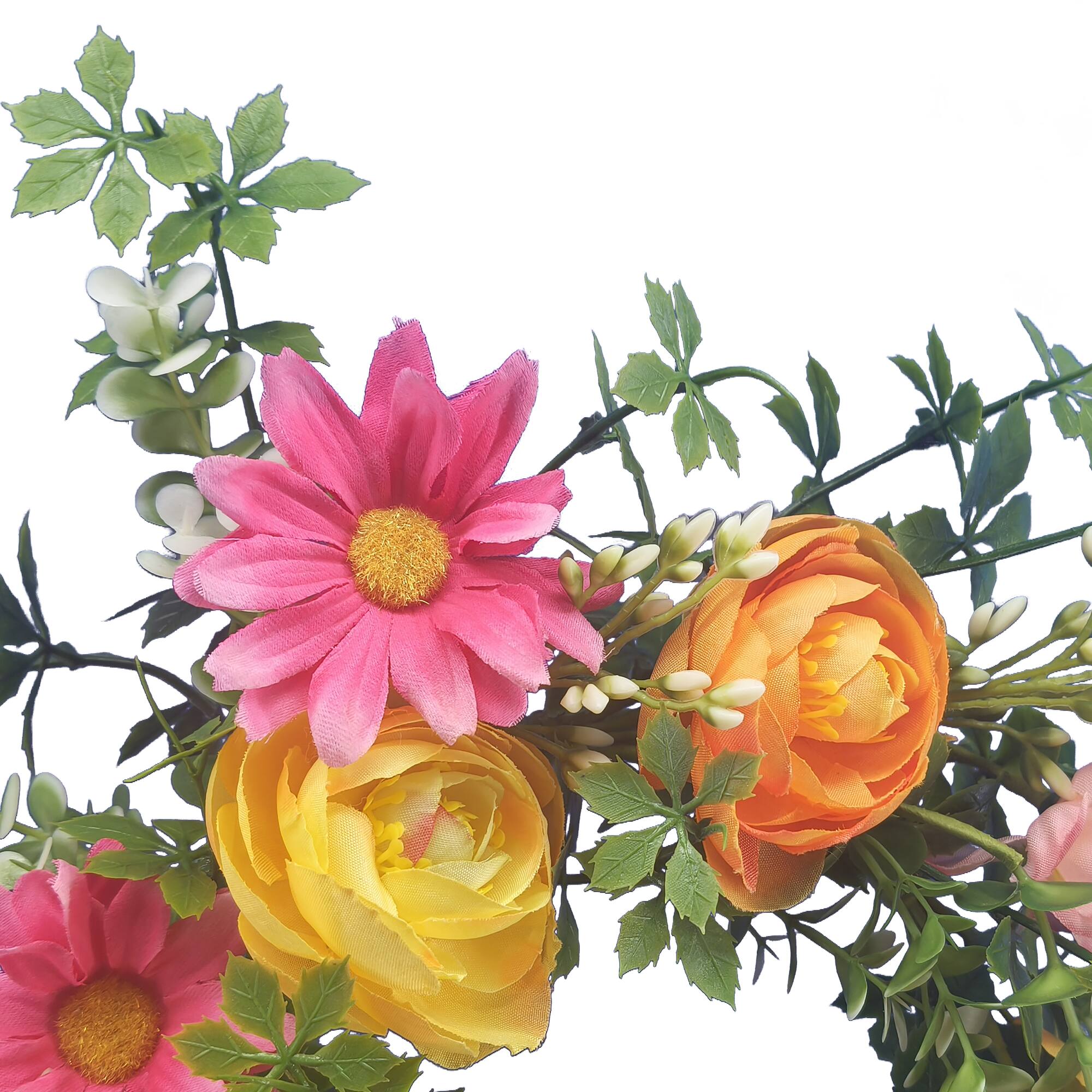 Mini Daisy Mix Wreath by Ashland®